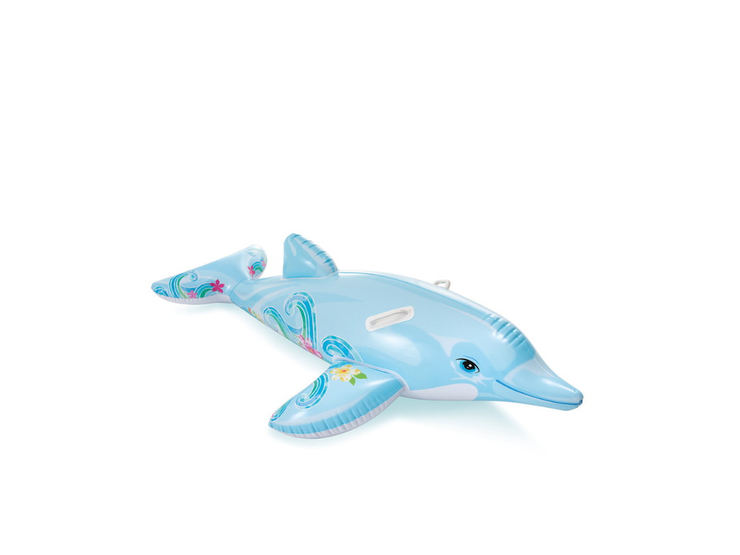 Intex Lil' Dolphin Ride-On Inflatable Pool Float Intex Lil' Dolphin Ride-On Inflatable Pool Float